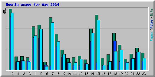 Hourly usage for May 2024